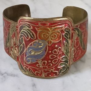 Vintage Brass Cuff Bracelet